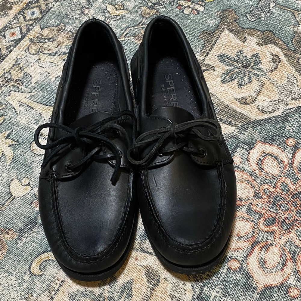 Sperry Men's Classic Black Boat Shoes